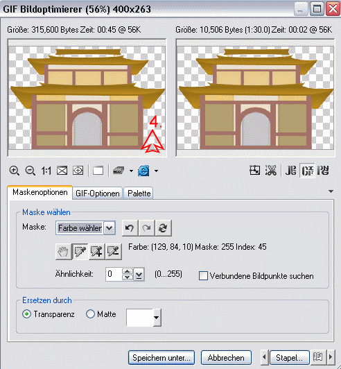 Transparenter Hintergrund