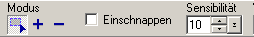 Einschnappen deaktivieren