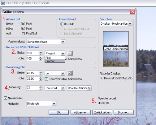 Bildgröße ändern. Formate JPG und GIF komprimieren - Juergens-Workshops.de